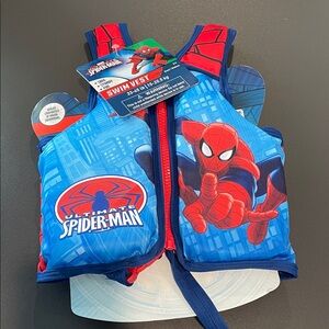 Marvel Spider-Man Blue and Red Swim Vest Small/Medium